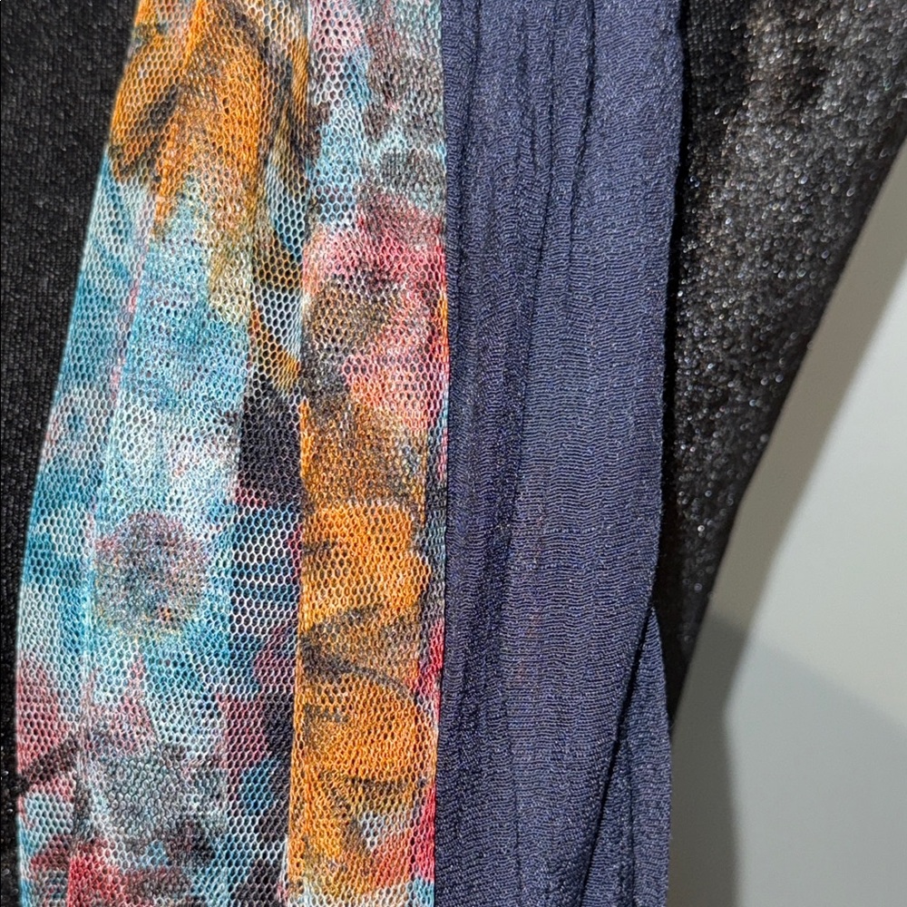 Floral Multicolor Infinity Scarf - Picture 4 of 4